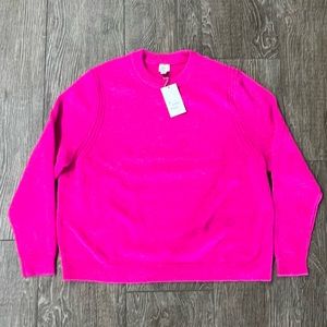 NWT A New Day Hot Pink Crew Neck Sweater - XXL